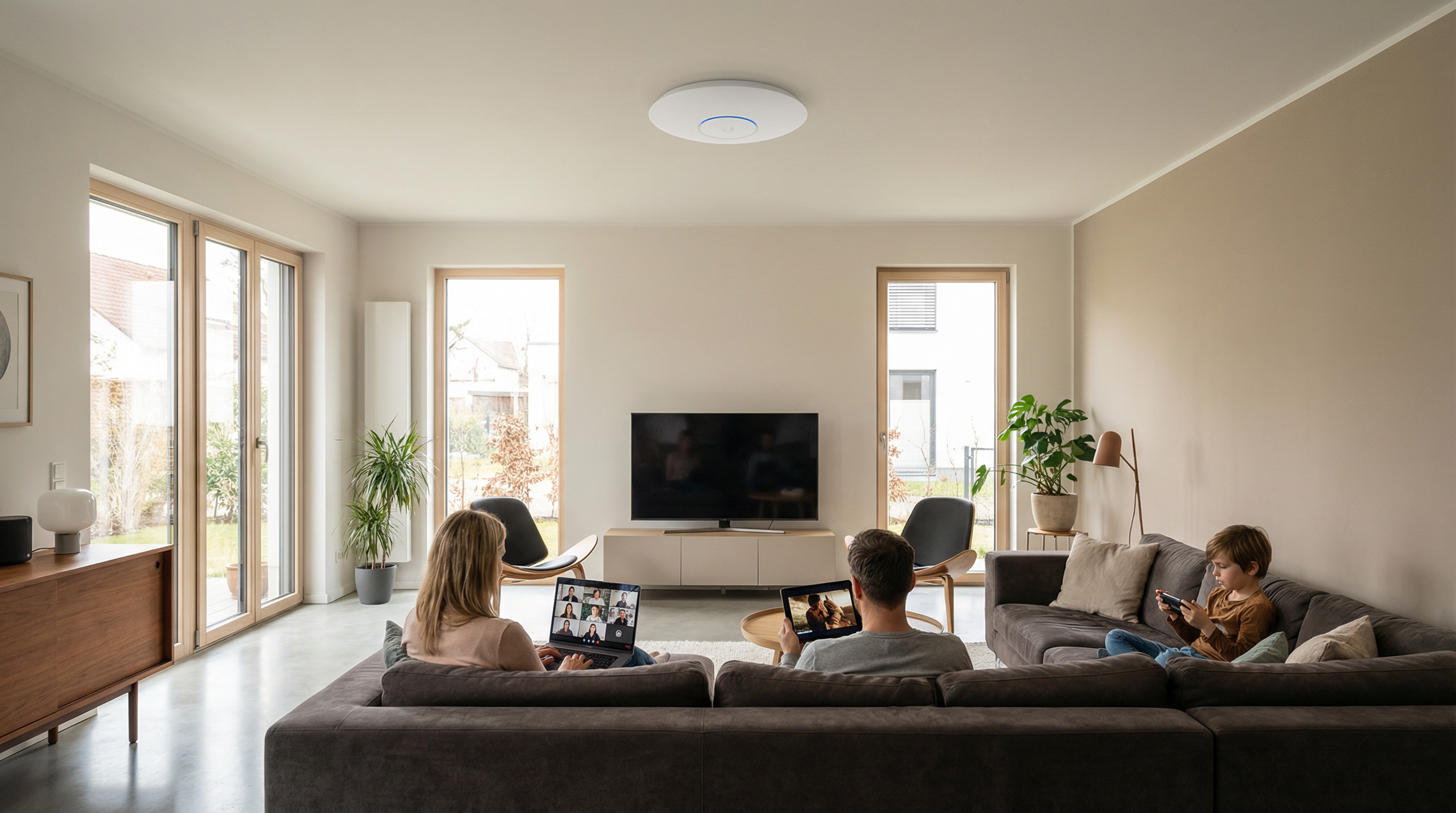 UniFi WLAN Access Point im Haus